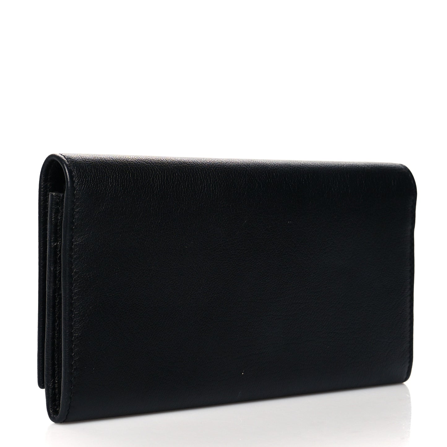 Chevre Belle De Jour Flap Wallet Black