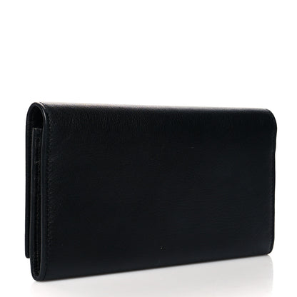 Saint Laurent Chevre Belle De Jour Flap Wallet Black 3 of 8