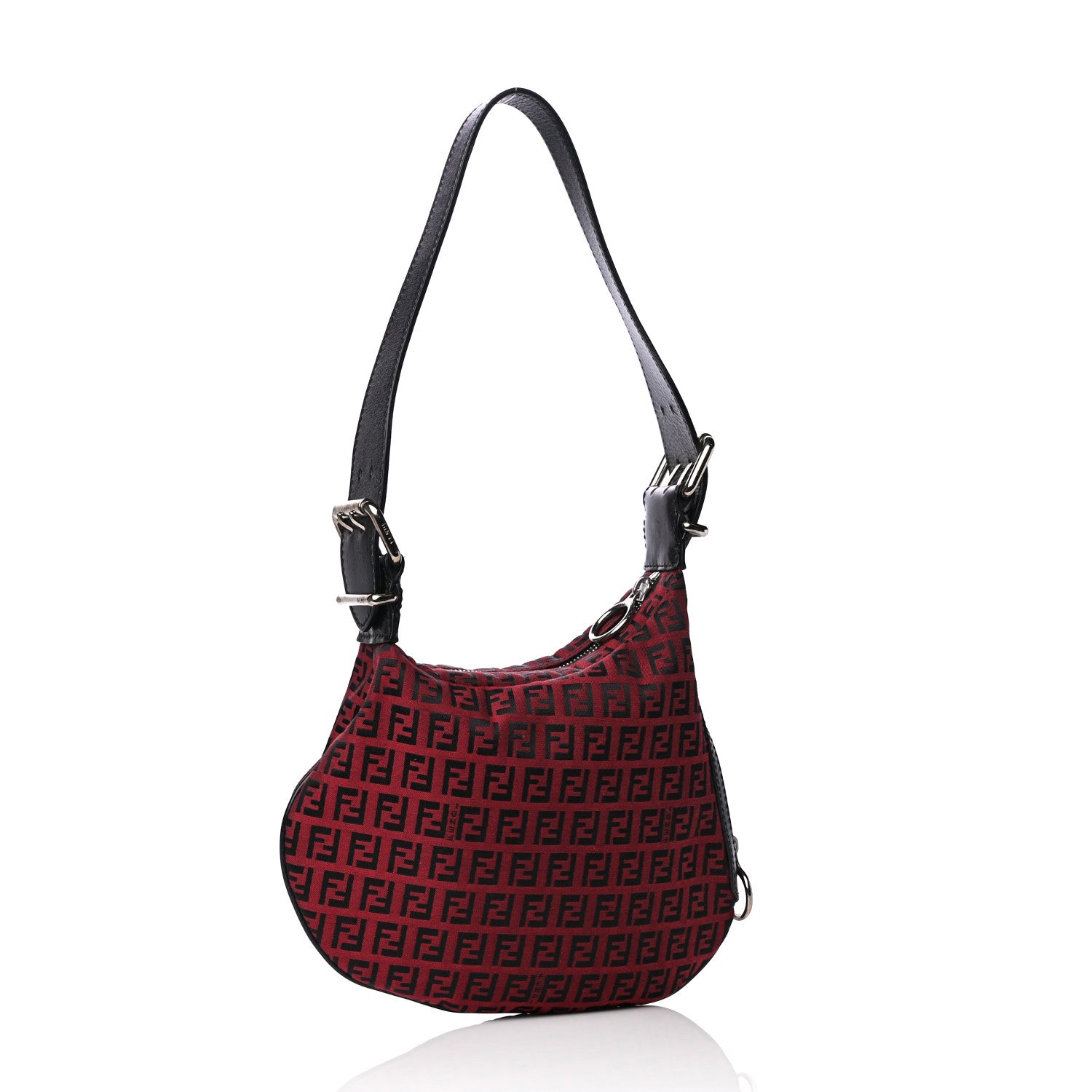 Fendi Zucchino Oyster Red Black 2 of 9