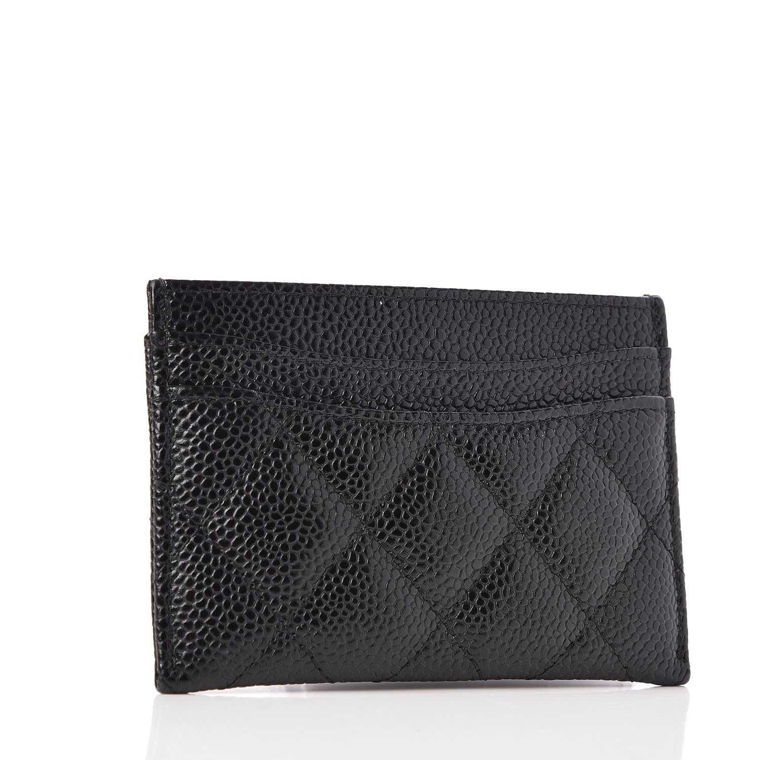 Chanel Caviar Quilted Card Holder Black 3 of 9
