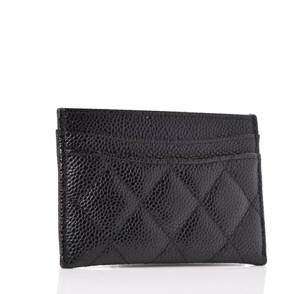 Chanel Caviar Quilted Card Holder Black 3 of 9