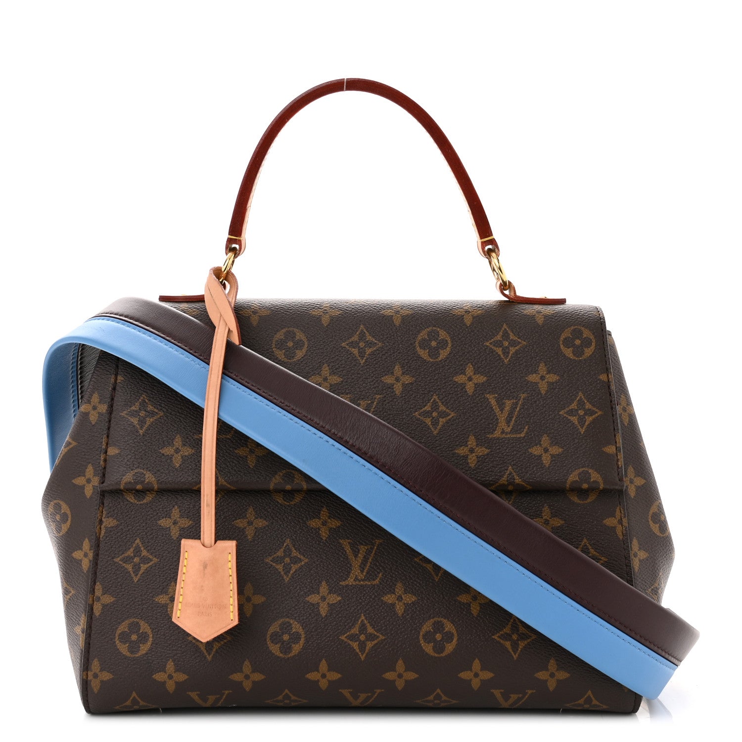 Louis Vuitton Monogram Cluny MM Blue Glacial 1 of 11