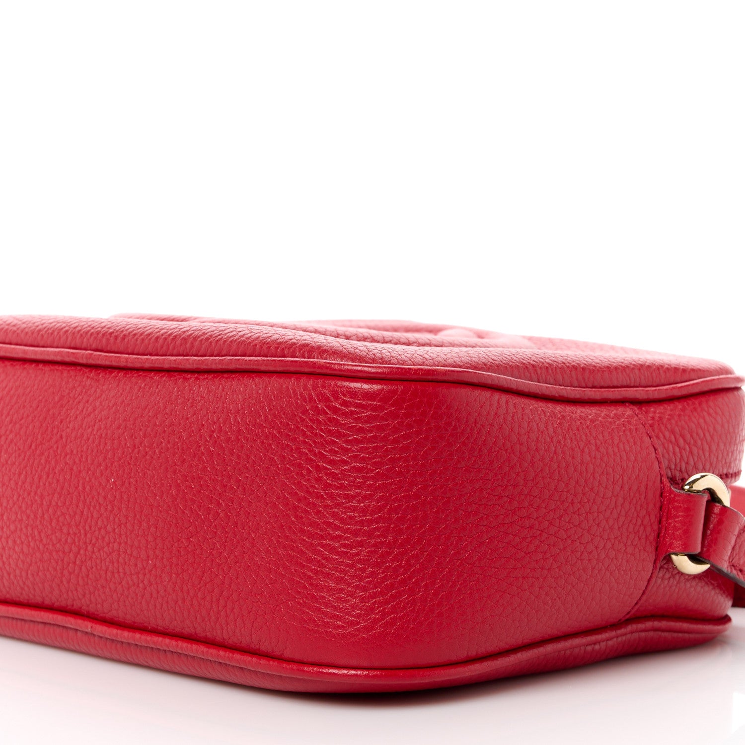 Gucci Pebbled Calfskin Small Soho Disco Bag Tabasco Red 11 of 12