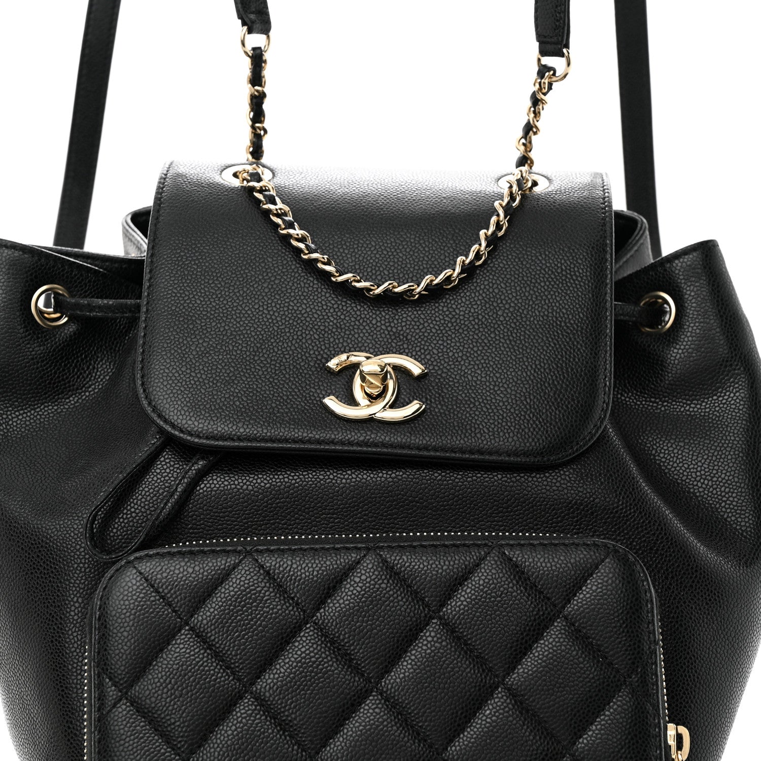 Chanel Caviar Quilted Business Affinity Backpack Black 8 of 15