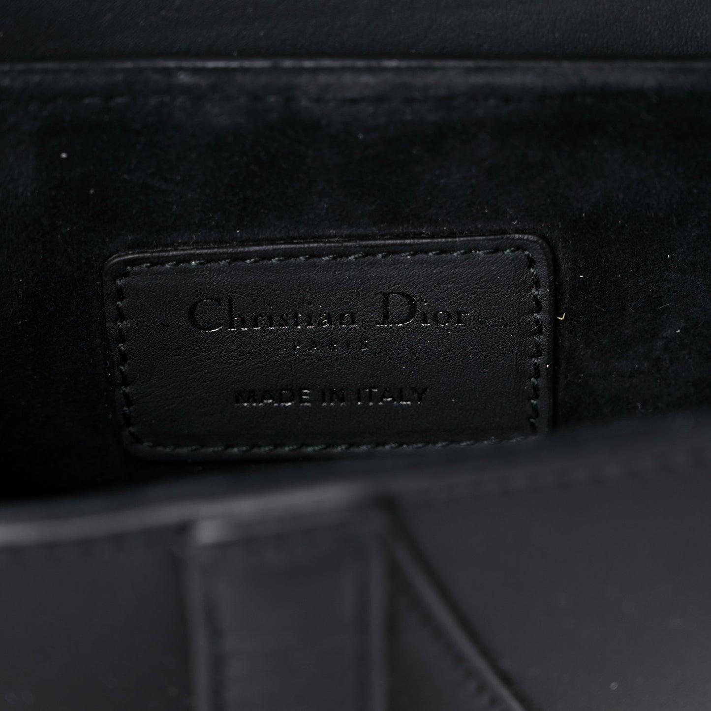 Ultra Matte Calfskin Mini Saddle Bag Black