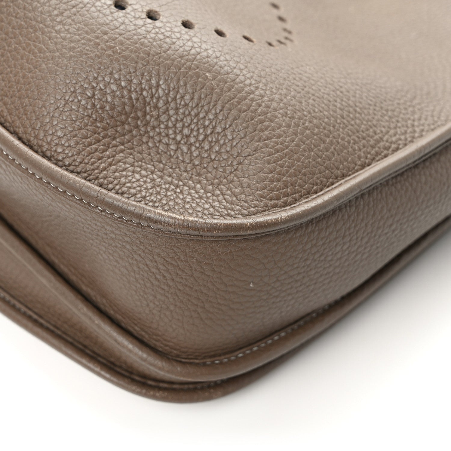 Hermes Taurillon Clemence Evelyne III PM Etoupe 11 of 12