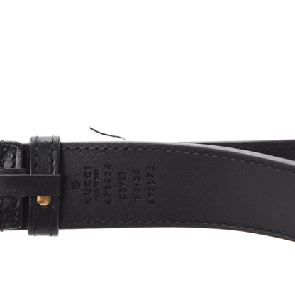 Gucci Calfskin Matelasse GG Marmont Belt Bag 95 38 Black 11 of 12