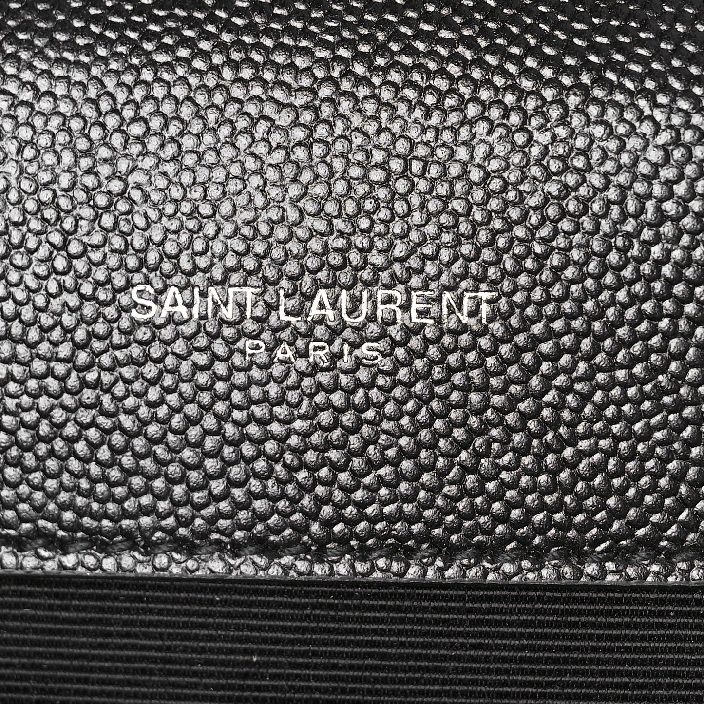 Grain De Poudre Textured Mixed Matelasse Triquilt Medium Monogram Satchel Black