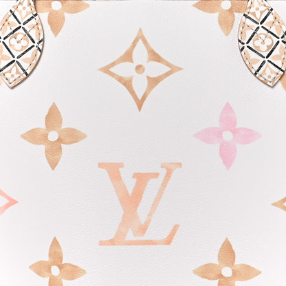 Louis Vuitton Monogram Giant By The Pool 2.0 Neverfull MM Beige 7 of 9
