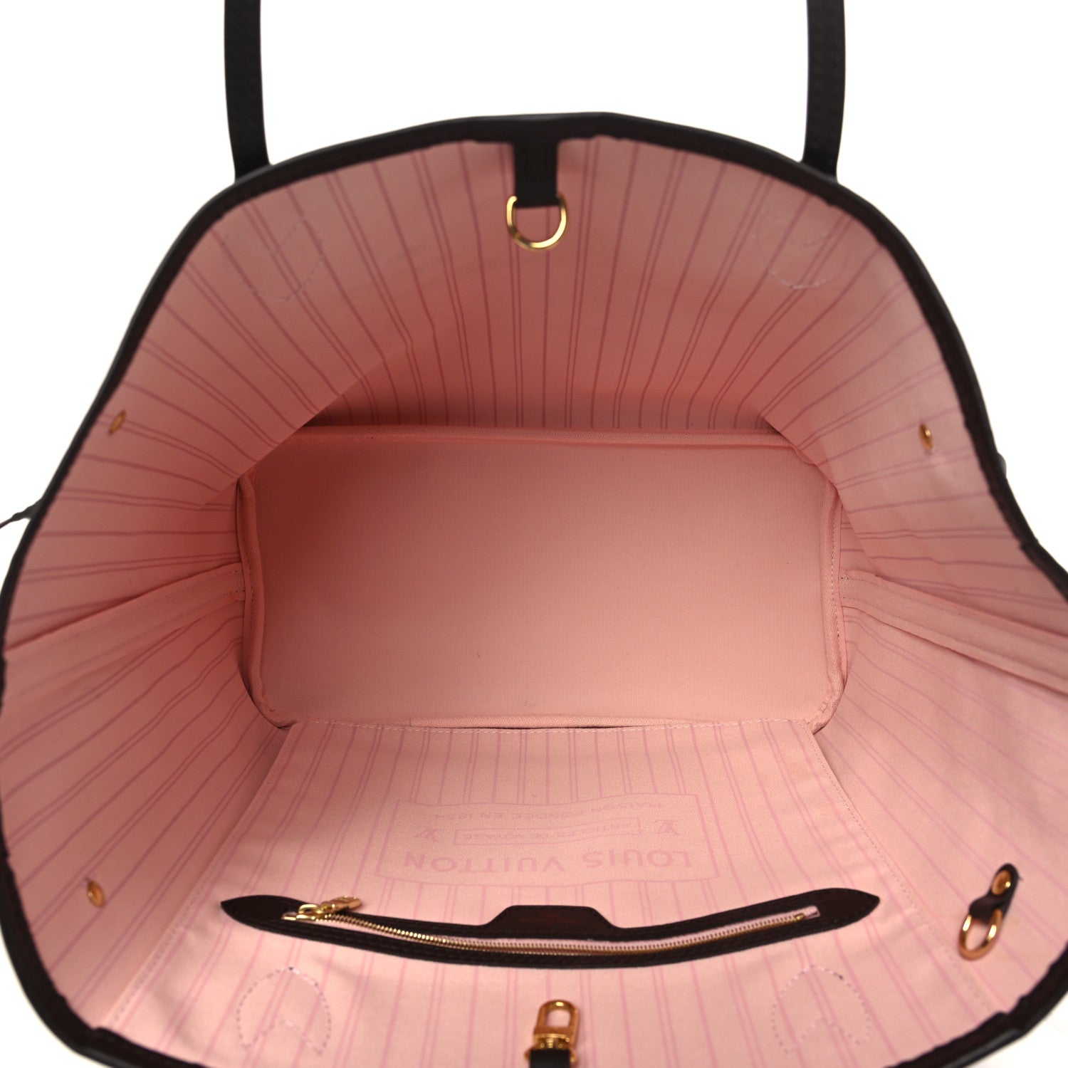Louis Vuitton Damier Ebene Neo Neverfull MM Rose Ballerine 6 of 10