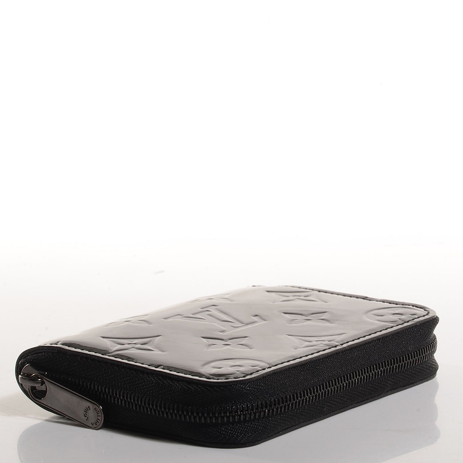 Louis Vuitton Vernis Zippy Coin Purse Wallet Noir Magnetique 5 of 8