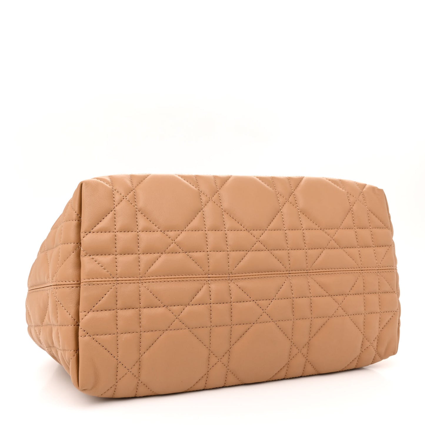 Calfskin Macrocannage Medium Toujours Tan