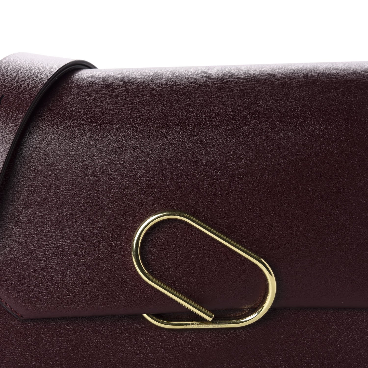 3.1 Phillip Lim 3.1 Calfskin Alix Shoulder Bag Bordeaux 9 of 9