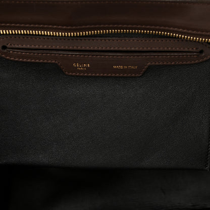 Celine Shearling Calfskin Medium Trapeze Grey 5 of 10