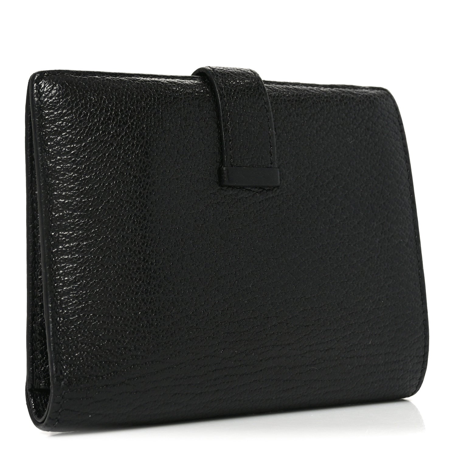 Hermes Chevre Mysore Bearn Compact Wallet Black 3 of 6