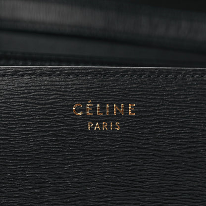 Celine Liege Calfskin Medium Classic Box Flap Bag Black 6 of 10