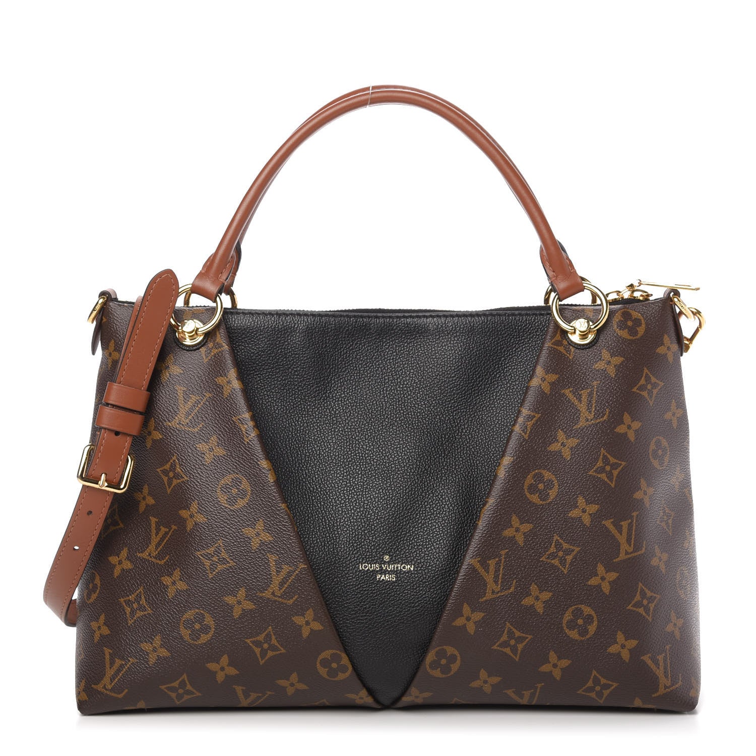 Louis Vuitton Monogram V Tote MM Black 1 of 10