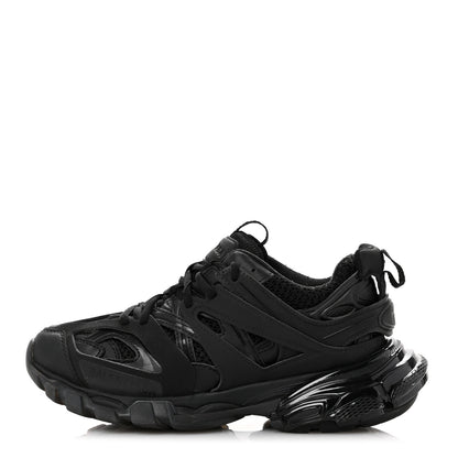 Balenciaga Rubber Mesh Fabric Womens Track Sneakers 36 Black 1 of 8