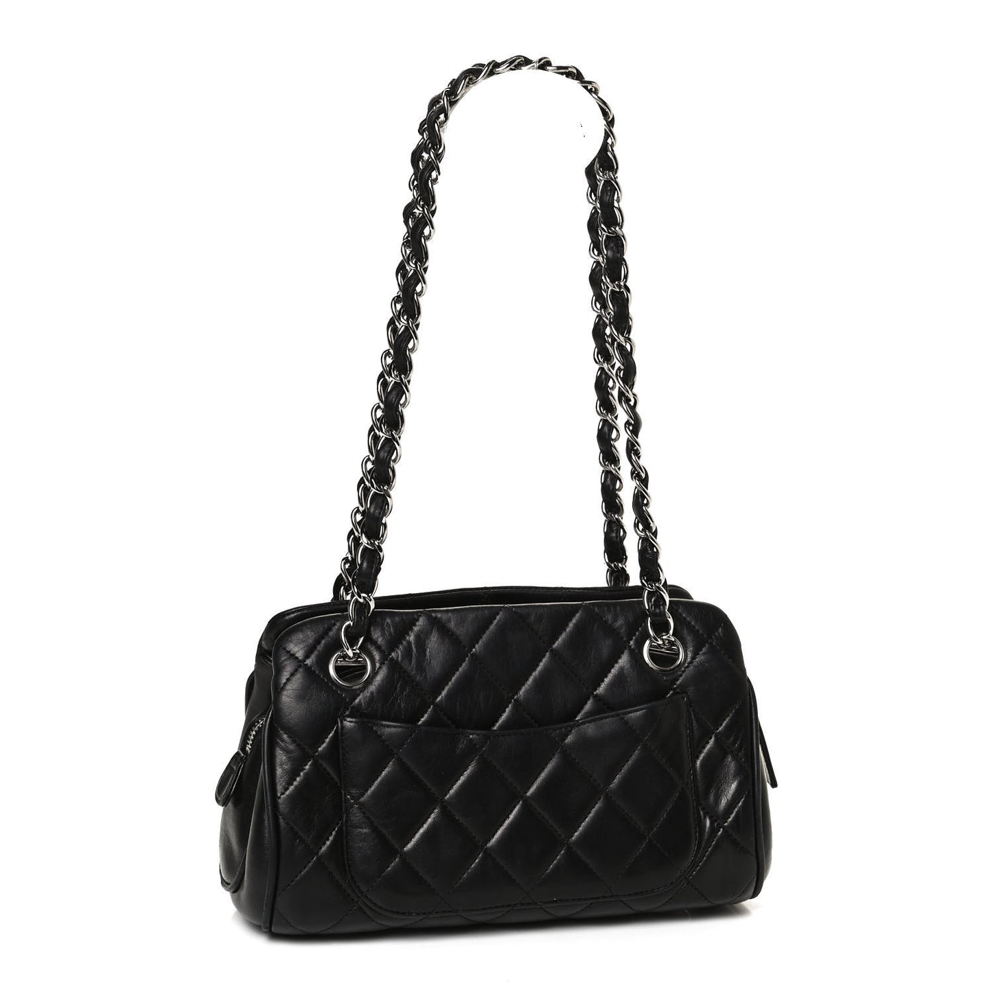 Lambskin Timeless Shopping Tote Black