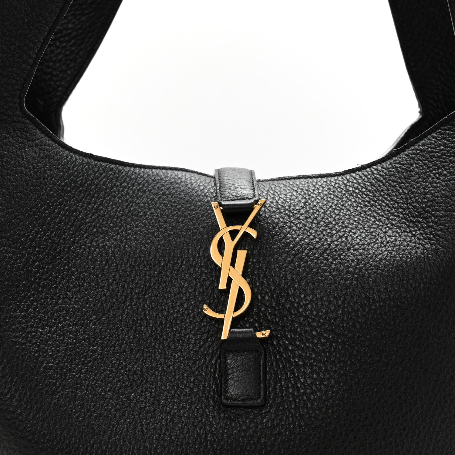 Saint Laurent Grained Deerskin Bea Tote Black 8 of 10
