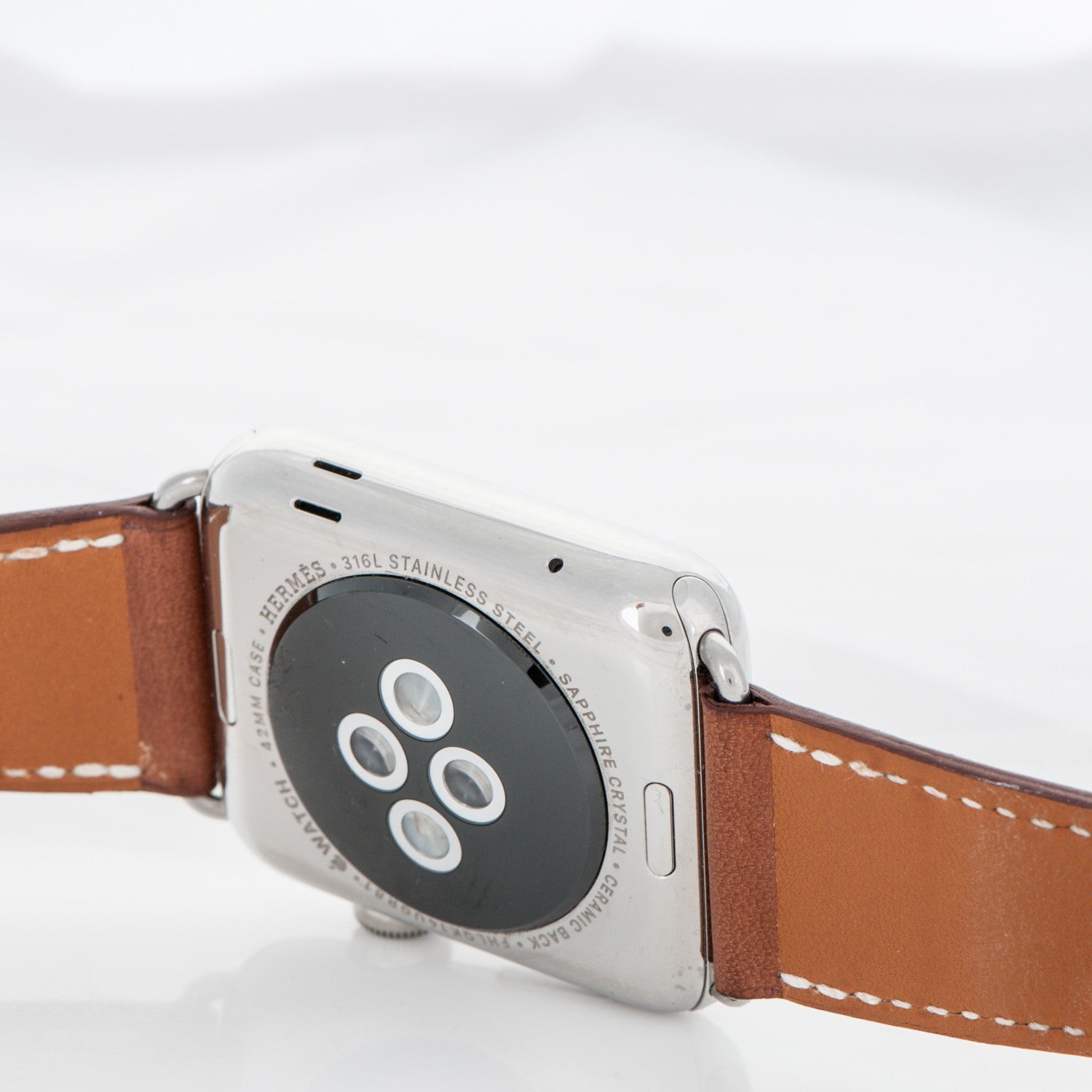 Hermes Barenia 42mm Apple Watch Cuff Fauve 10 of 11