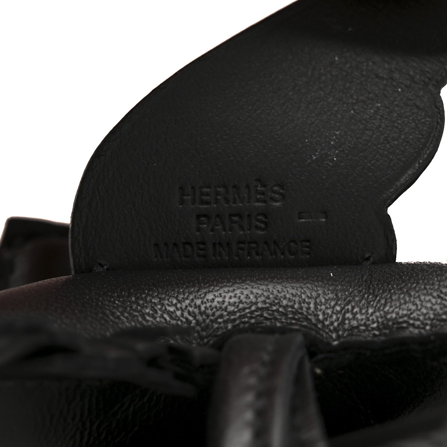 Hermes Milo Lambskin Lizard Touch Grigri Rodeo Pegase Horse Bag Charm PM So Black 3 of 5