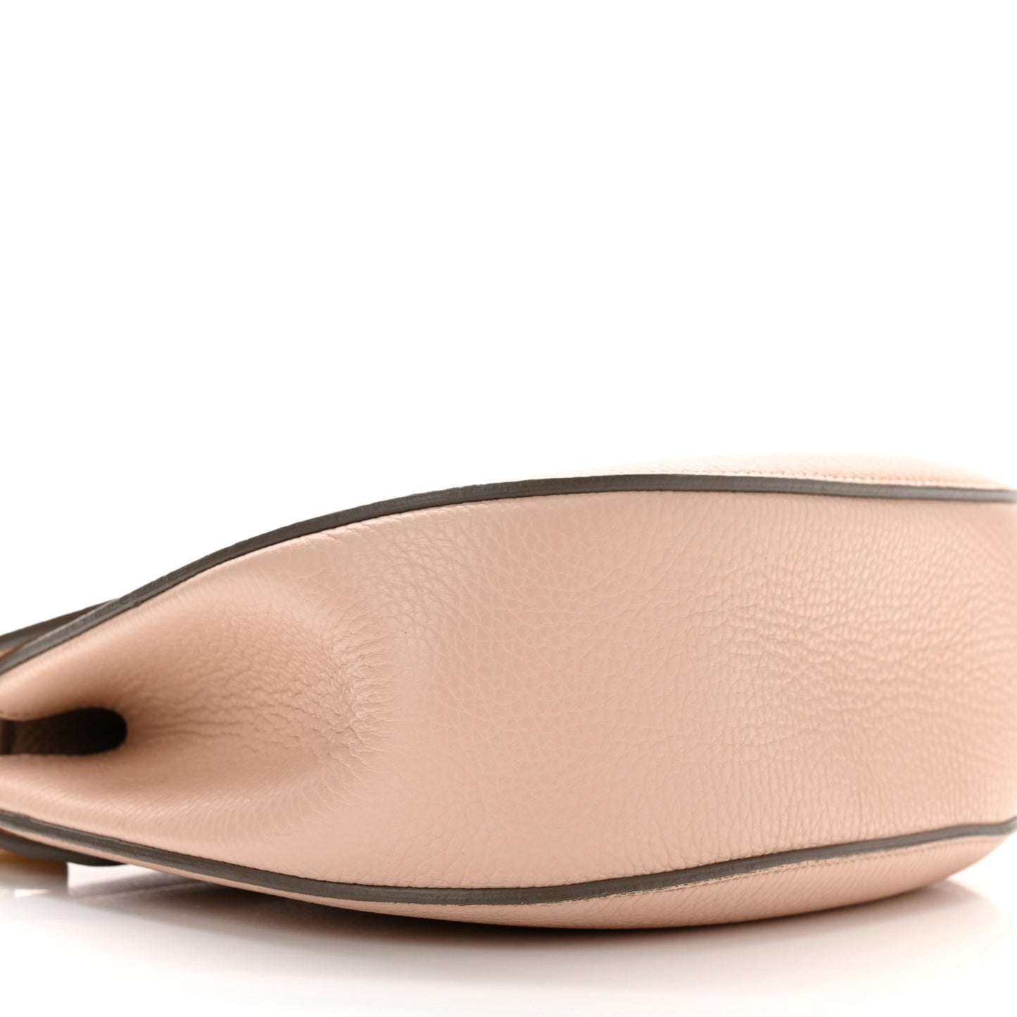 Grained Lambskin Medium Drew Shoulder Bag Cement Pink