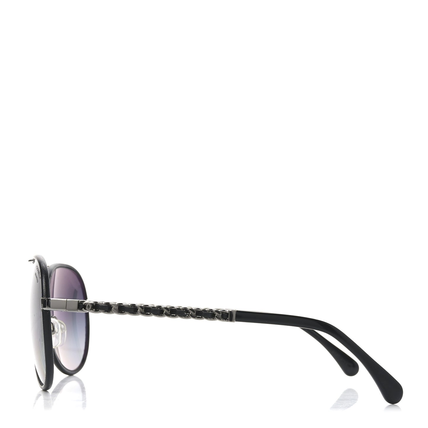 Metal Polarized Pilot Winter Sunglasses 4219-Q Black
