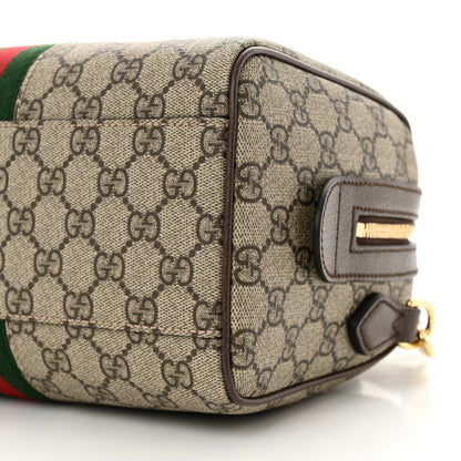 Gucci GG Supreme Monogram Web Small Ophidia Top Handle Bag Beige Ebony 10 of 11