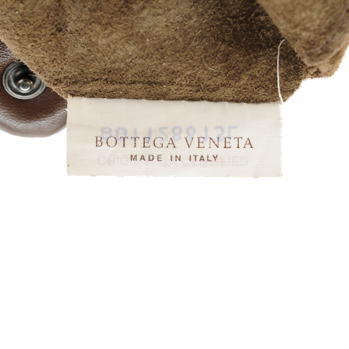 Nappa Intrecciato Small Chain Crossbody Ebano