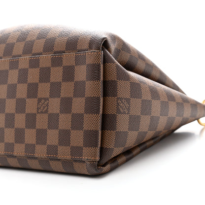Louis Vuitton Damier Ebene Odeon Tote MM Black 9 of 9