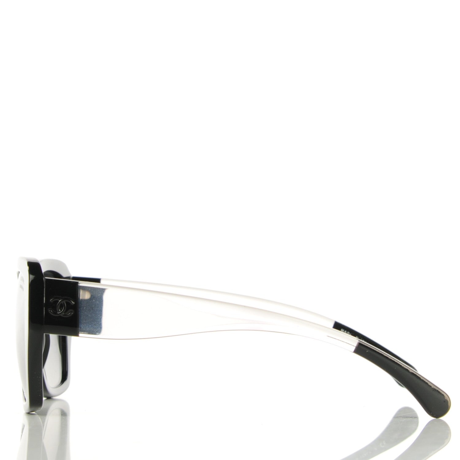 Chanel CC Sunglasses 5263 Clear Black 3 of 7