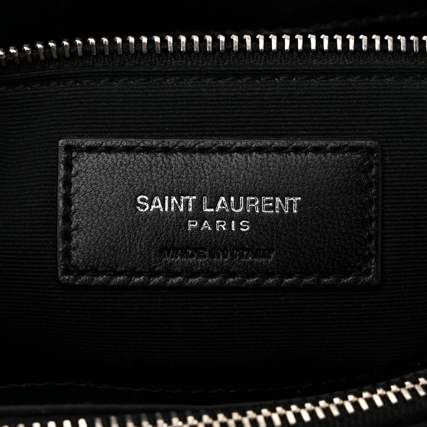 Calfskin Y Quilted Monogram Medium Loulou Chain Satchel Black