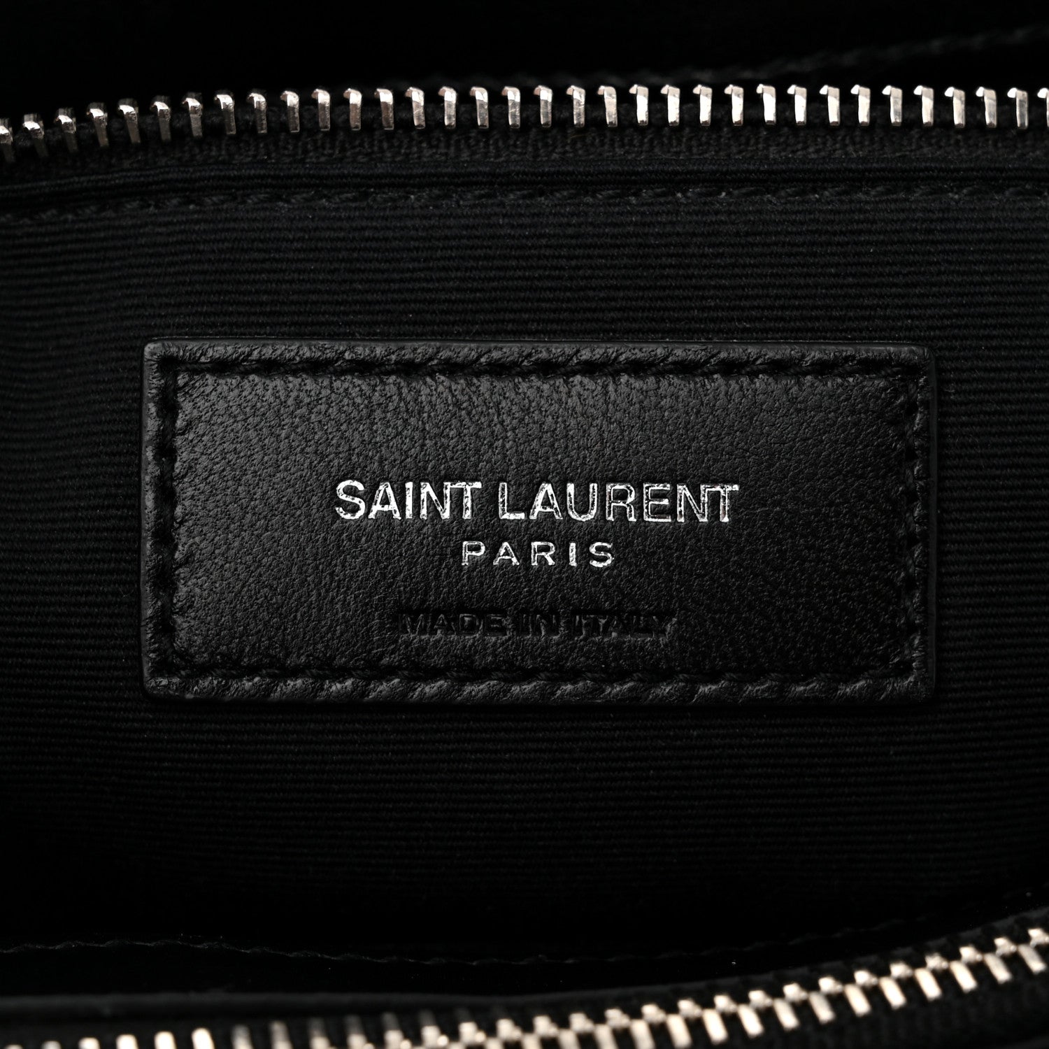 Saint Laurent Calfskin Y Quilted Monogram Medium Loulou Chain Satchel Black 6 of 11