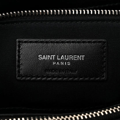 Saint Laurent Calfskin Y Quilted Monogram Medium Loulou Chain Satchel Black 6 of 11