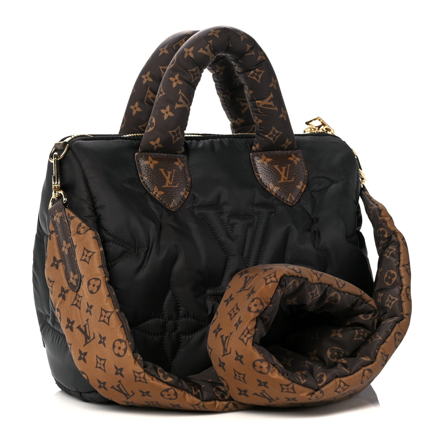 Louis Vuitton Econyl Mini Monogram Pillow Speedy Bandouliere 25 Black 3 of 9