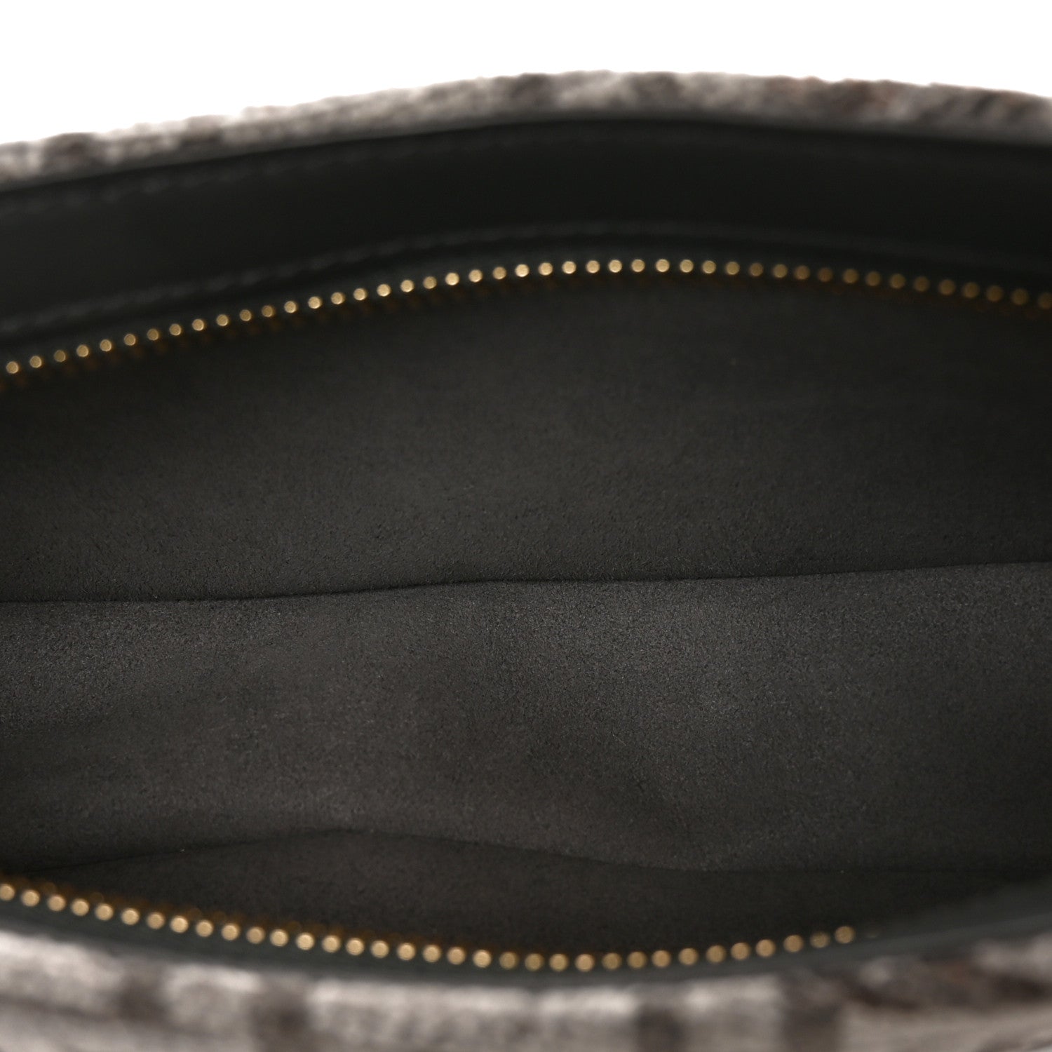 Fendi Chenille Vitello King Plexiglass FF O'Lock Swing Anthracite Asfalto 5 of 10