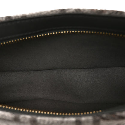 Fendi Chenille Vitello King Plexiglass FF O'Lock Swing Anthracite Asfalto 5 of 10