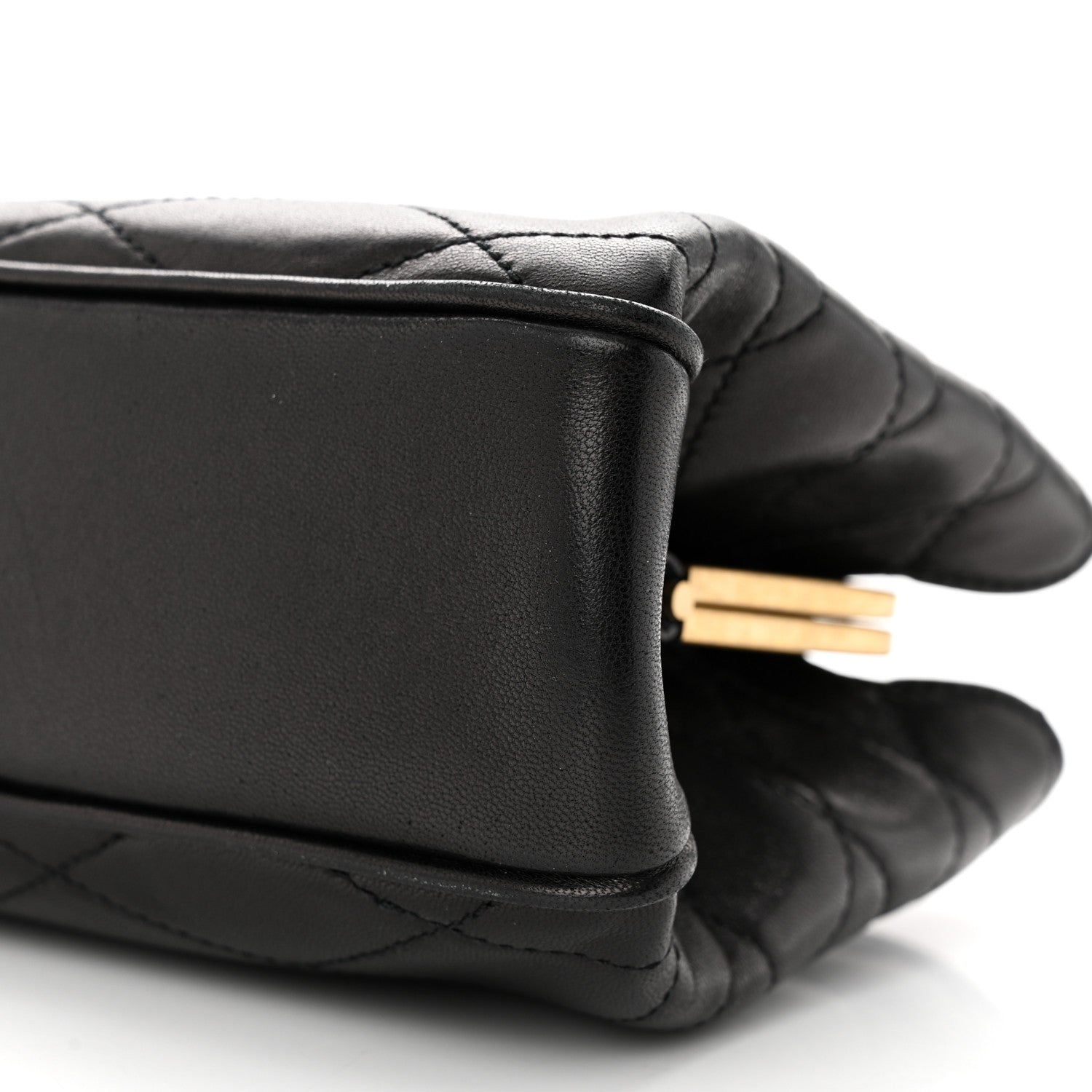 Saint Laurent Lambskin Quilted Melody Chain Bag Black 10 of 10