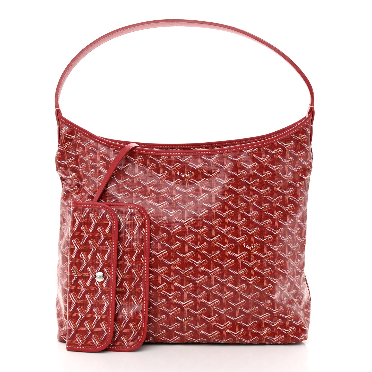 Goyardine Boheme Hobo Red