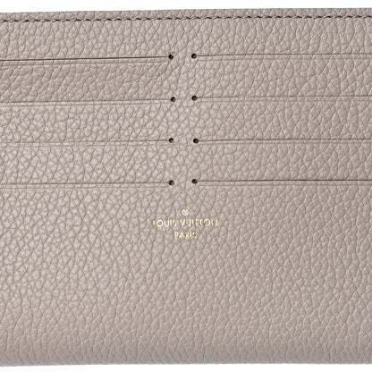Louis Vuitton Calfskin Felicie Chain Wallet Card Holder Insert Tourterelle 6 of 6