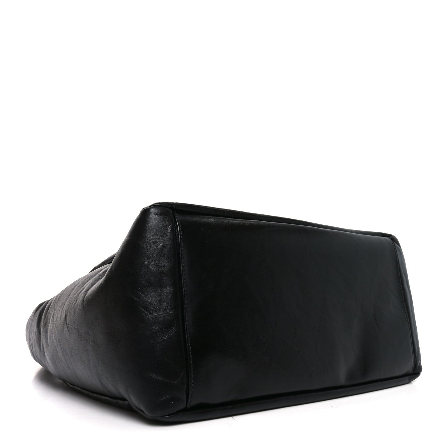 Balenciaga Calfskin Quilted Monaco Sling Shoulder Bag Black Black 4 of 9