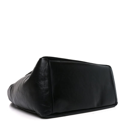 Balenciaga Calfskin Quilted Monaco Sling Shoulder Bag Black Black 4 of 9