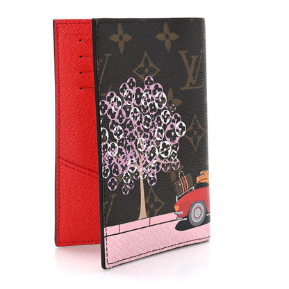 Louis Vuitton Monogram 2019 Christmas Animation Passport Cover Rouge 3 of 8