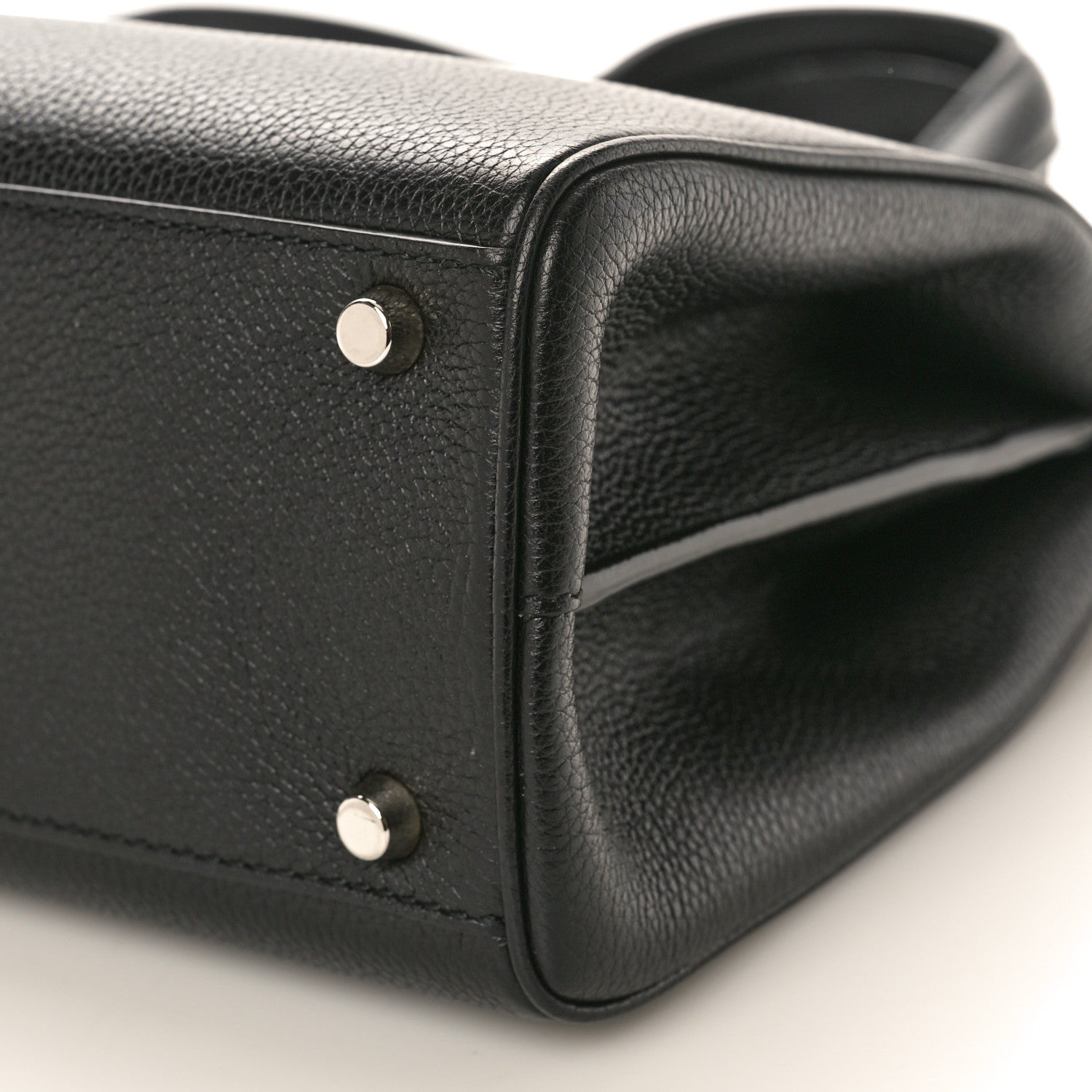 Gucci Grainy Calfskin Small Zumi Top Handle Bag Black 10 of 10