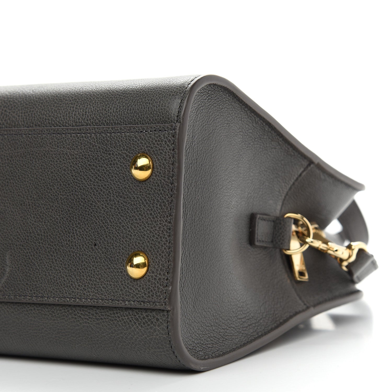 Saint Laurent Calfskin Small Monogram Cabas Grey 9 of 12