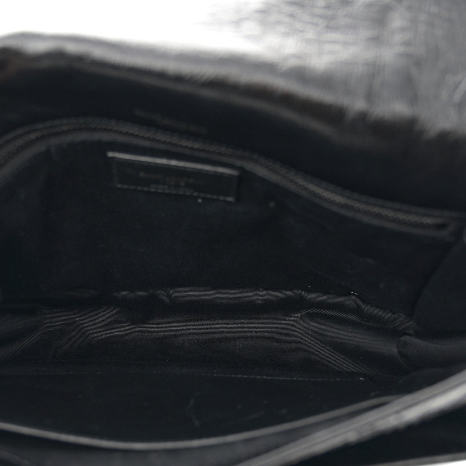 Saint Laurent Crinkled Calfskin Matelasse Monogram Large Niki Chain Satchel Black 5 of 10