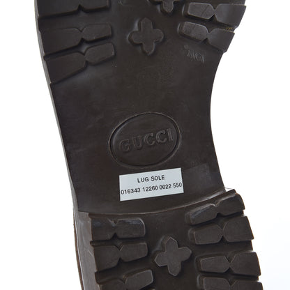 Gucci Suede Mens Horsebit Lug Sole Loafers 7.5 Jasper 8 of 11