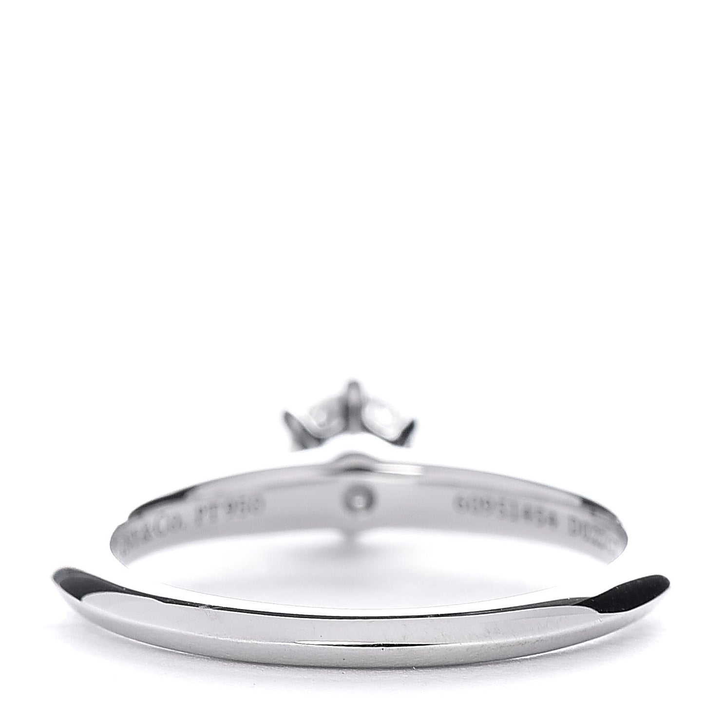 Platinum Diamond .22ct Solitaire Engagement Ring 47 4