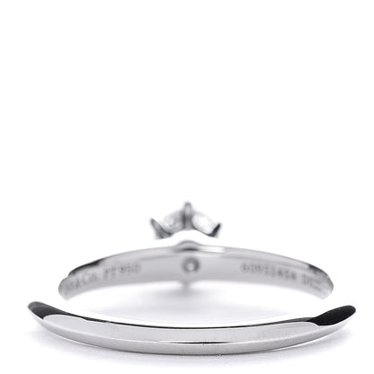 Tiffany Platinum Diamond .22ct Solitaire Engagement Ring 47 4 4 of 6